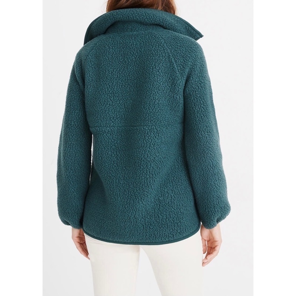 NEW MADEWELL POLARTEC Heather Spruce Fleece Jacket - Picture 2 of 2